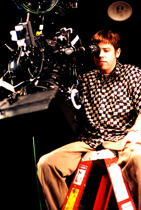Rocket Films owner Jon Tucker having a look