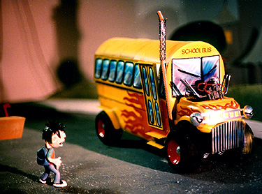 23D's Nickelodeon hot rod school bus