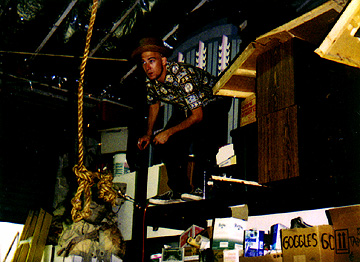 Fred Stuhr studio rope swing 
