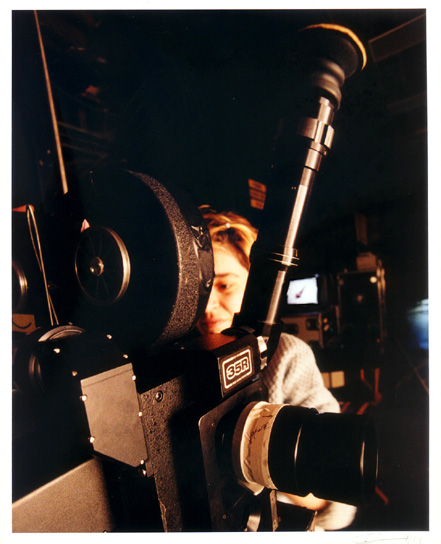 Cristina loading the 35R for ice cream shot